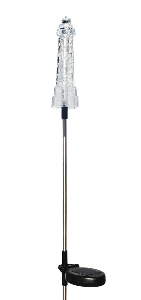 Solar Powered Lighthouse Garden Stake Light R30682