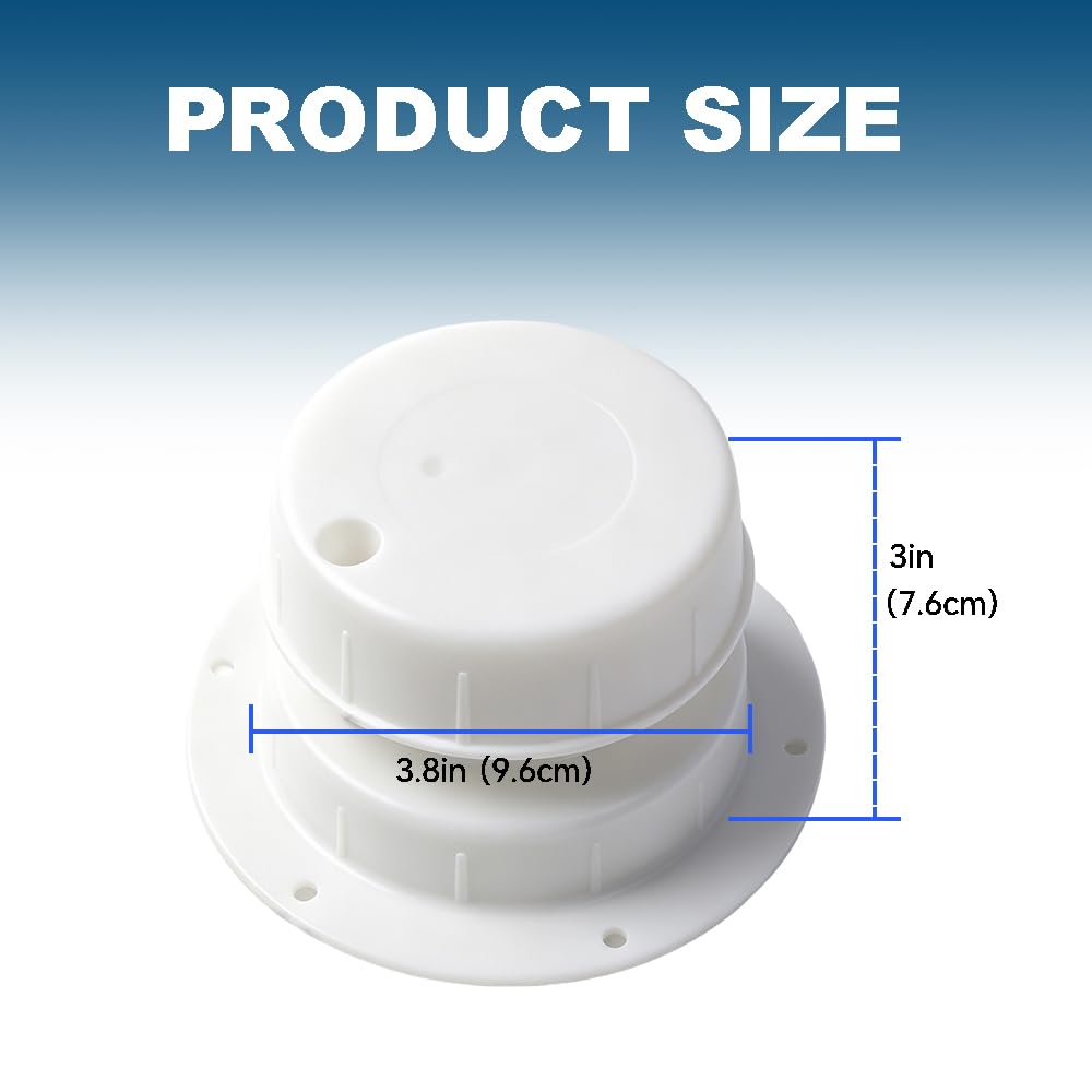 RV Plumbing Vent Caps Replacement Plastic Roof Cover 1 to 2 3/8 Inch Pipe Z864454