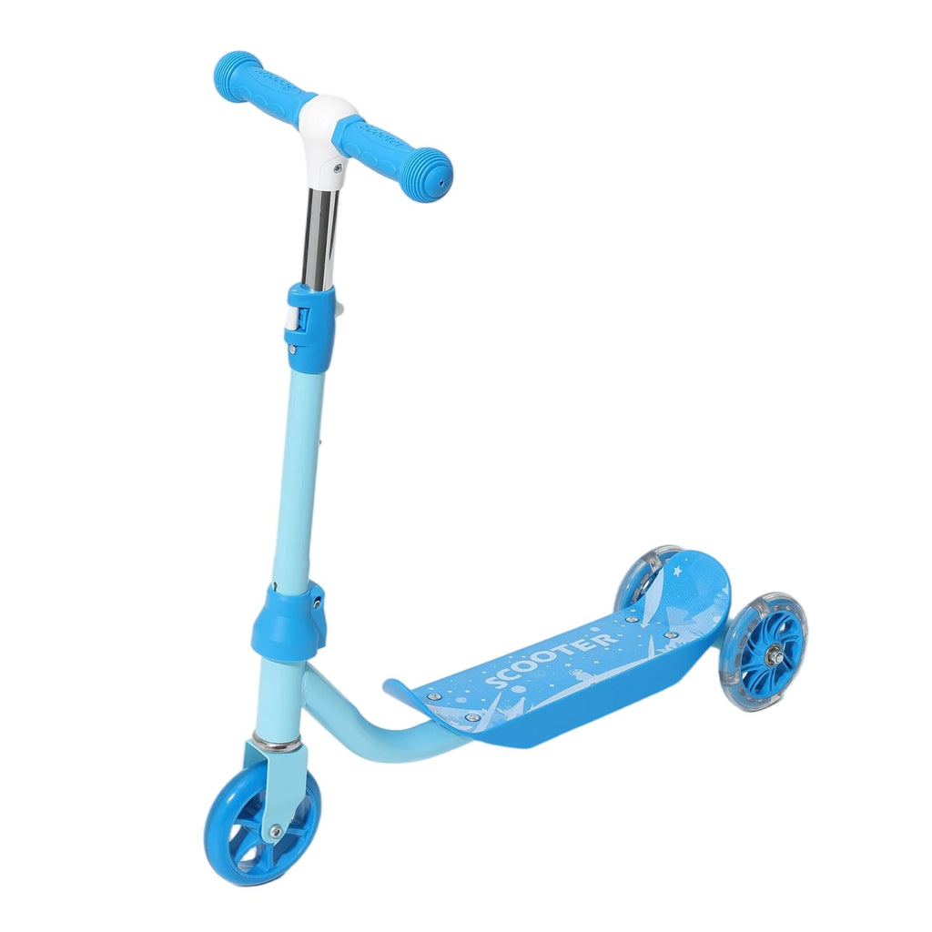 Three Wheel Scooter for Kids 2-5, Light Up Adjustable Height Kick Scooter A138522