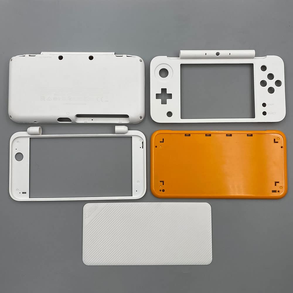New Housing Case Cover Shell for 2DS XL White & Yellow M579028