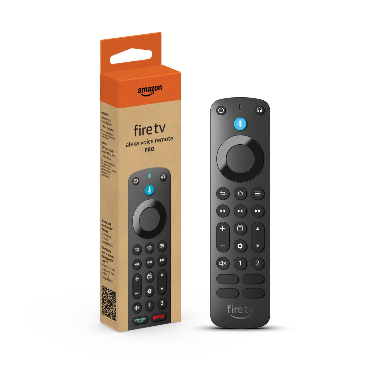 Alexa Voice Remote Pro with Remote Finder and Backlit Buttons U9809