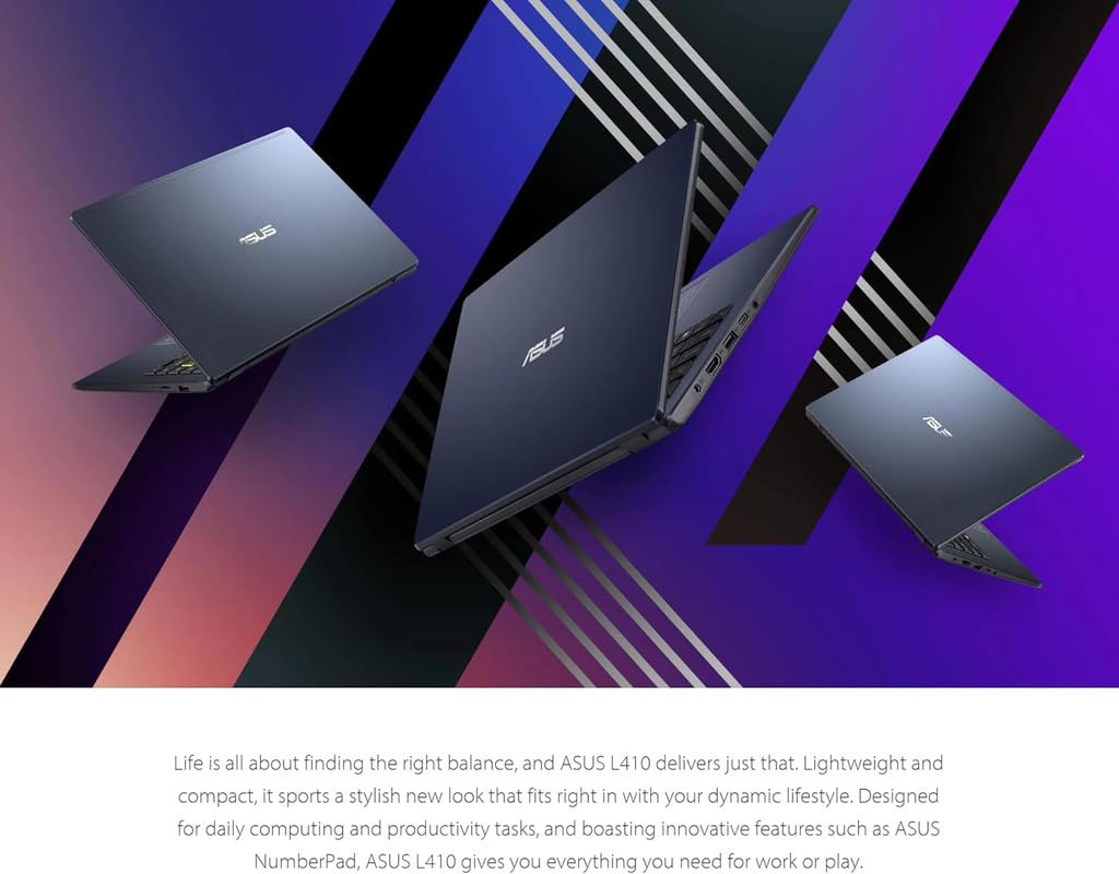 14” FHD Portable Laptop, Dual-Core Intel Celeron N4500, 4GB RAM, 128GB Storage, Windows 11S C2352