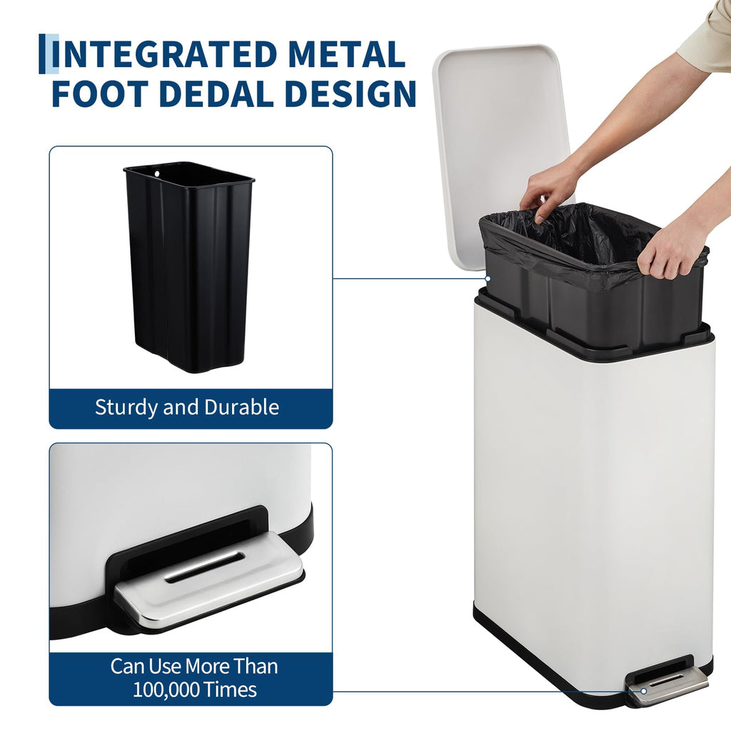 13.2 gal Step Kitchen Trash Can R2025