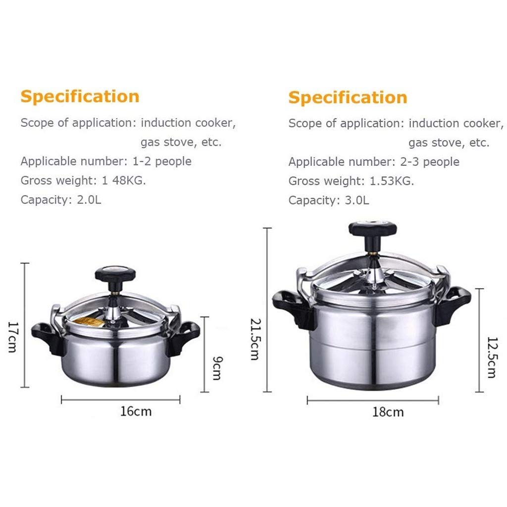 Aluminum Non-stick Pressure Cooker 2L G743