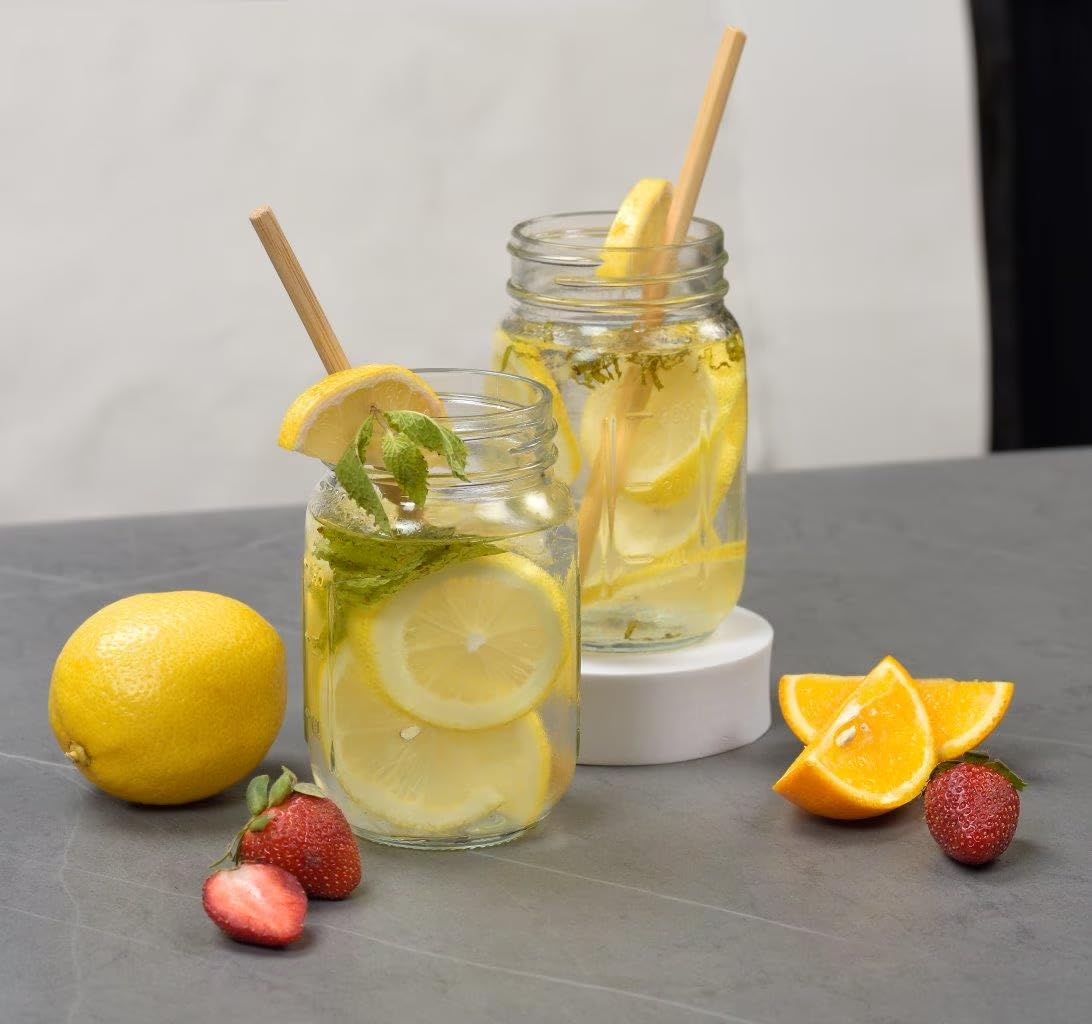 16 oz Regular Mouth Glass Canning Jars with Lids and Rings, 12-Pack M839157