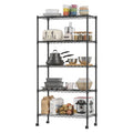 5-Tier Wire Shelf with Wheels L220423