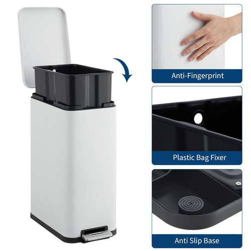 13.2 gal Step Kitchen Trash Can R2025