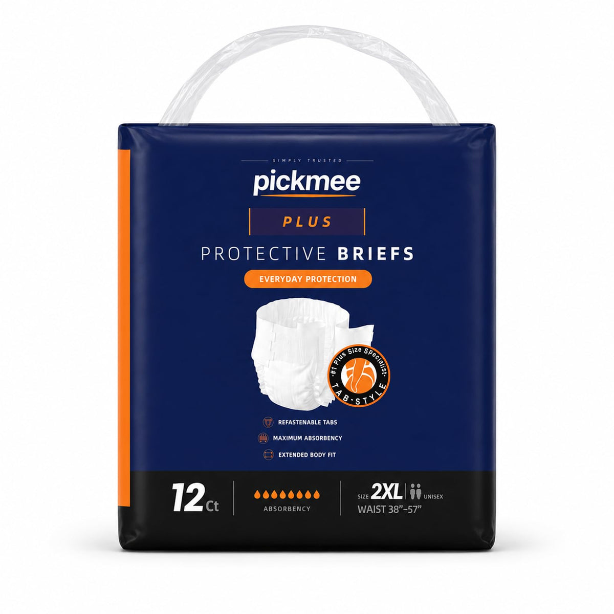 2XL Overnight Adult Diapers with Tabs, 12 Count Q9462