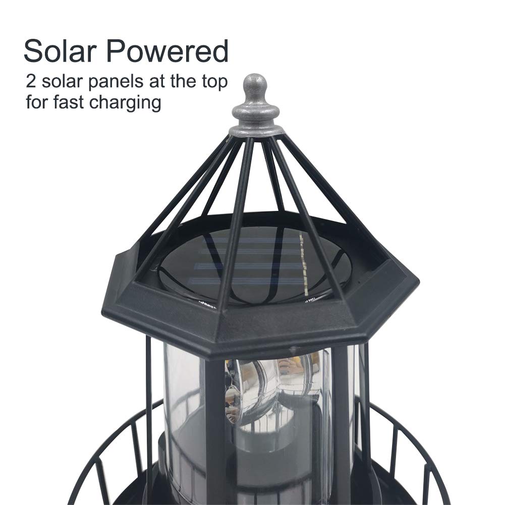 Solar Powered Rotating Garden Light X781