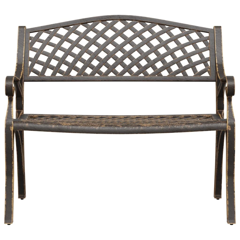 Cast Aluminum and Cast Iron Garden Bench M81611