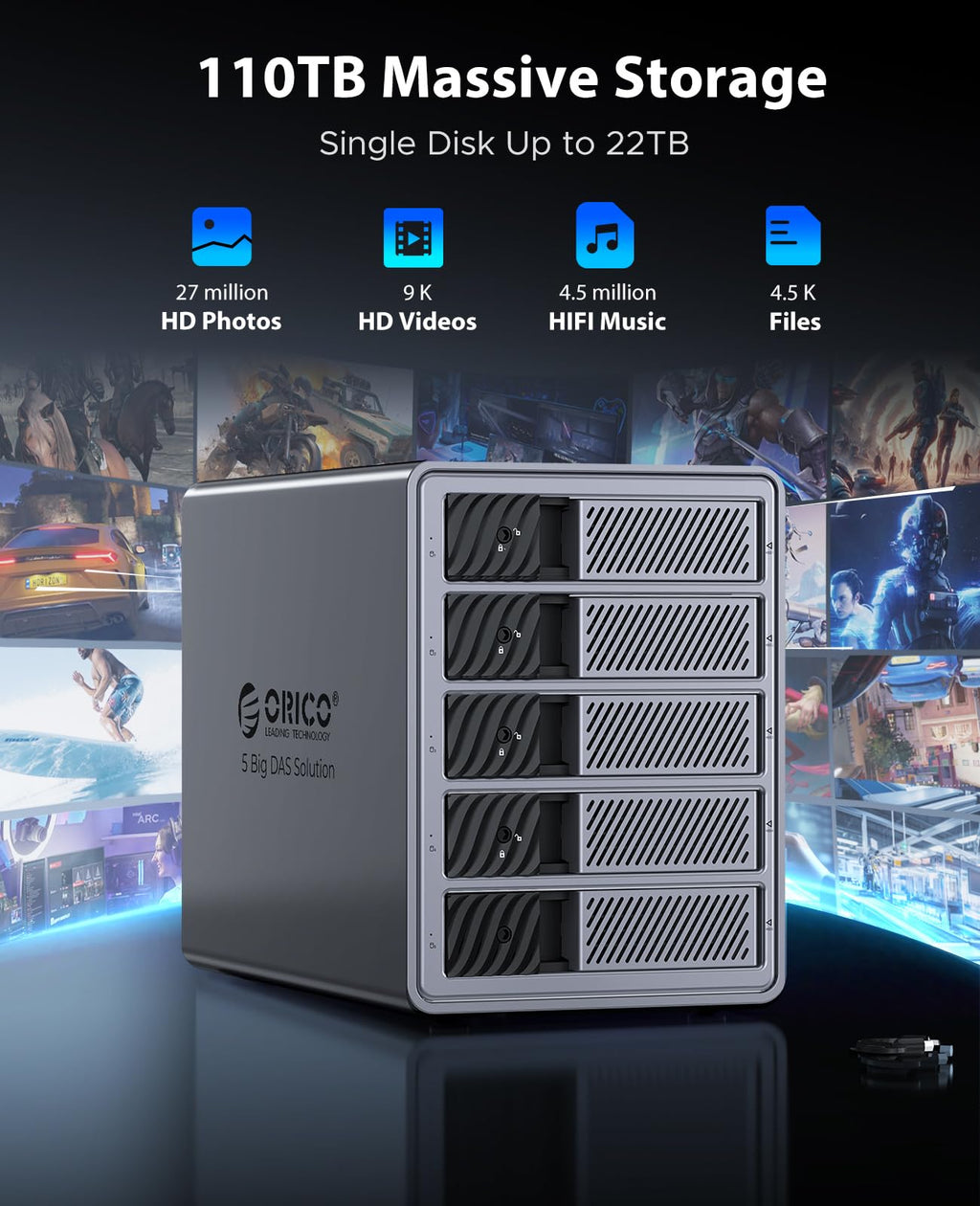 5 Bay HDD Enclosures Q95957