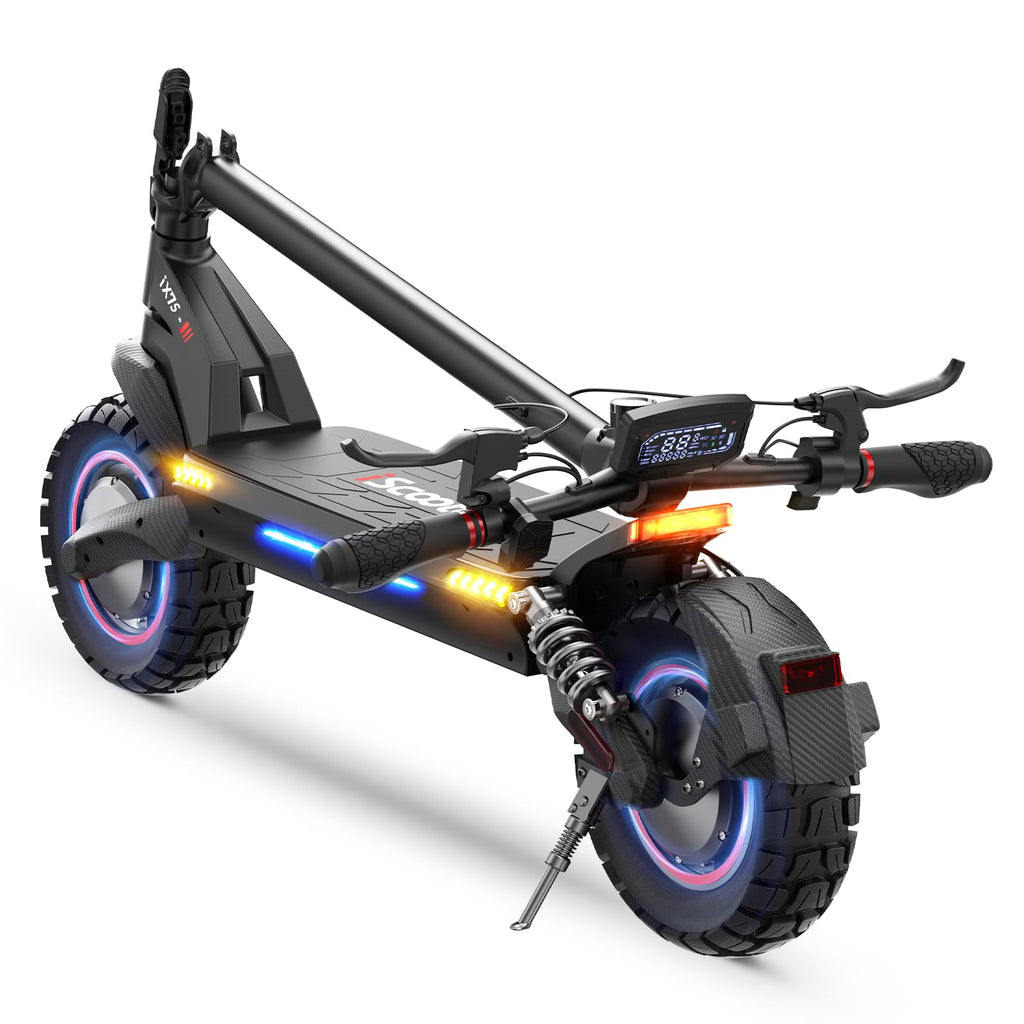Electric Scooter with Off-Road Tires, Dual Suspension & Brakes O46643