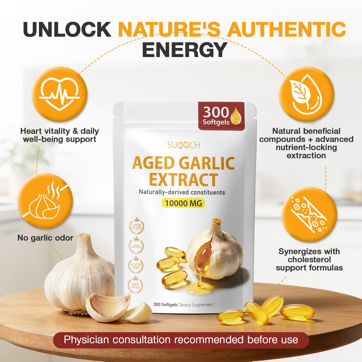 Aged Garlic Extract Softgels T32699