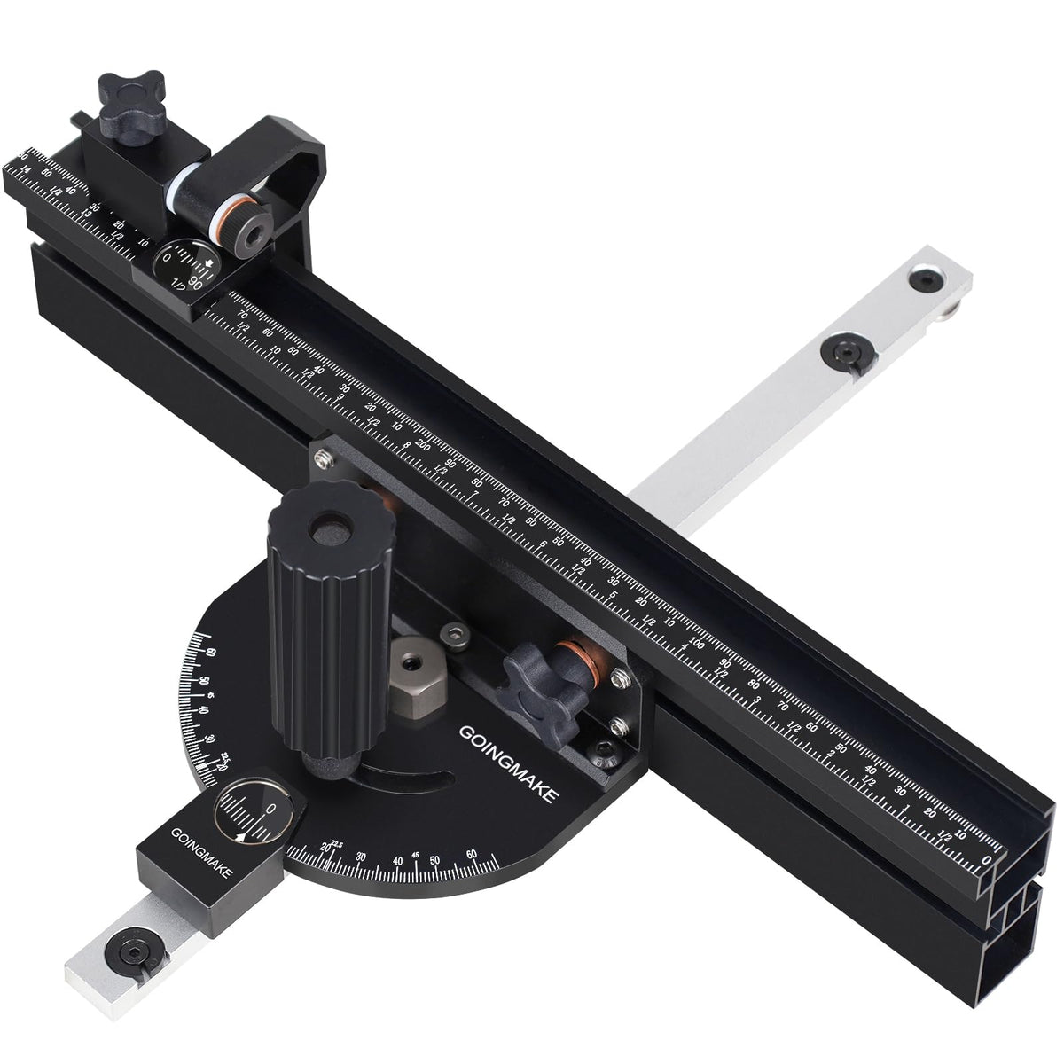 Compact Table Saw Miter Gauge with 14 Inch Fence K7500