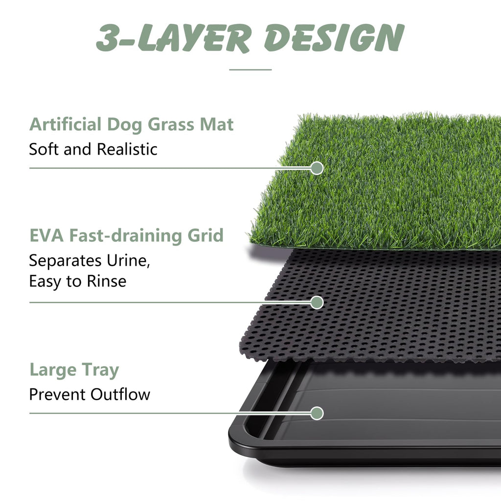 Dog Grass Pad with Tray 30 x 20 in A227