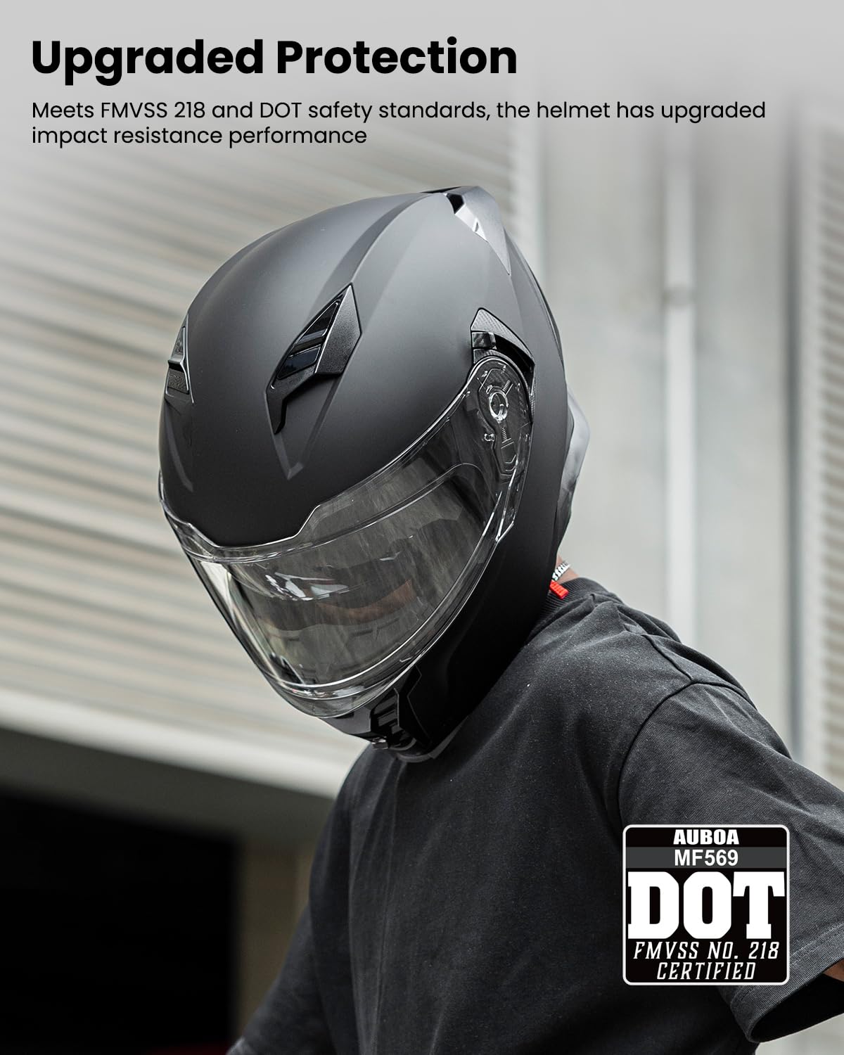 Full Face Motorcycle Helmet DOT Approved J33247