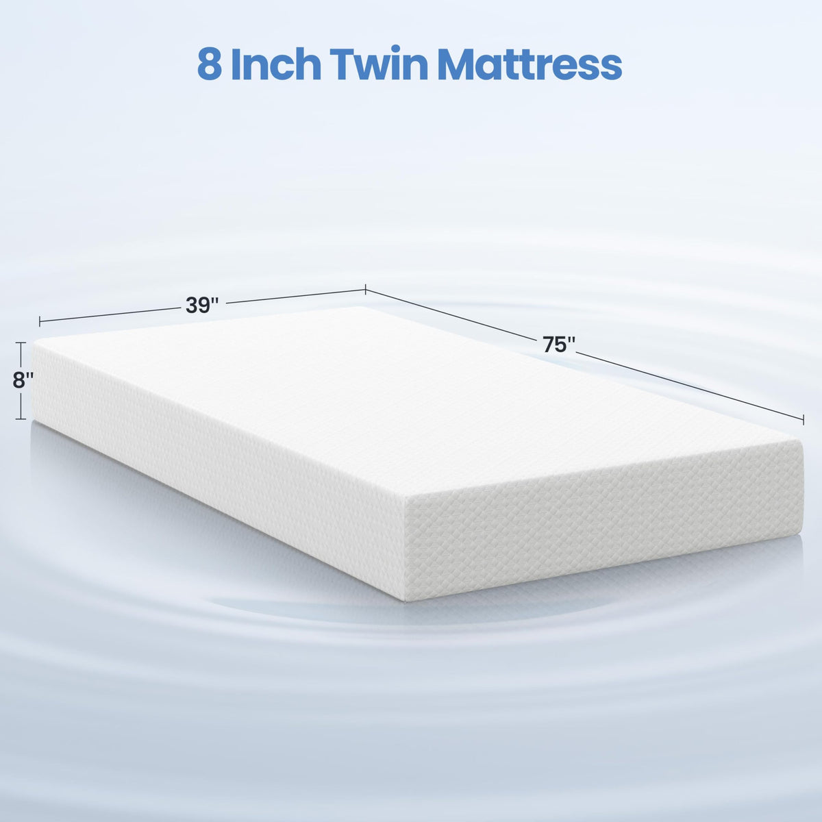8 Inch Gel Memory Foam Mattress R1531