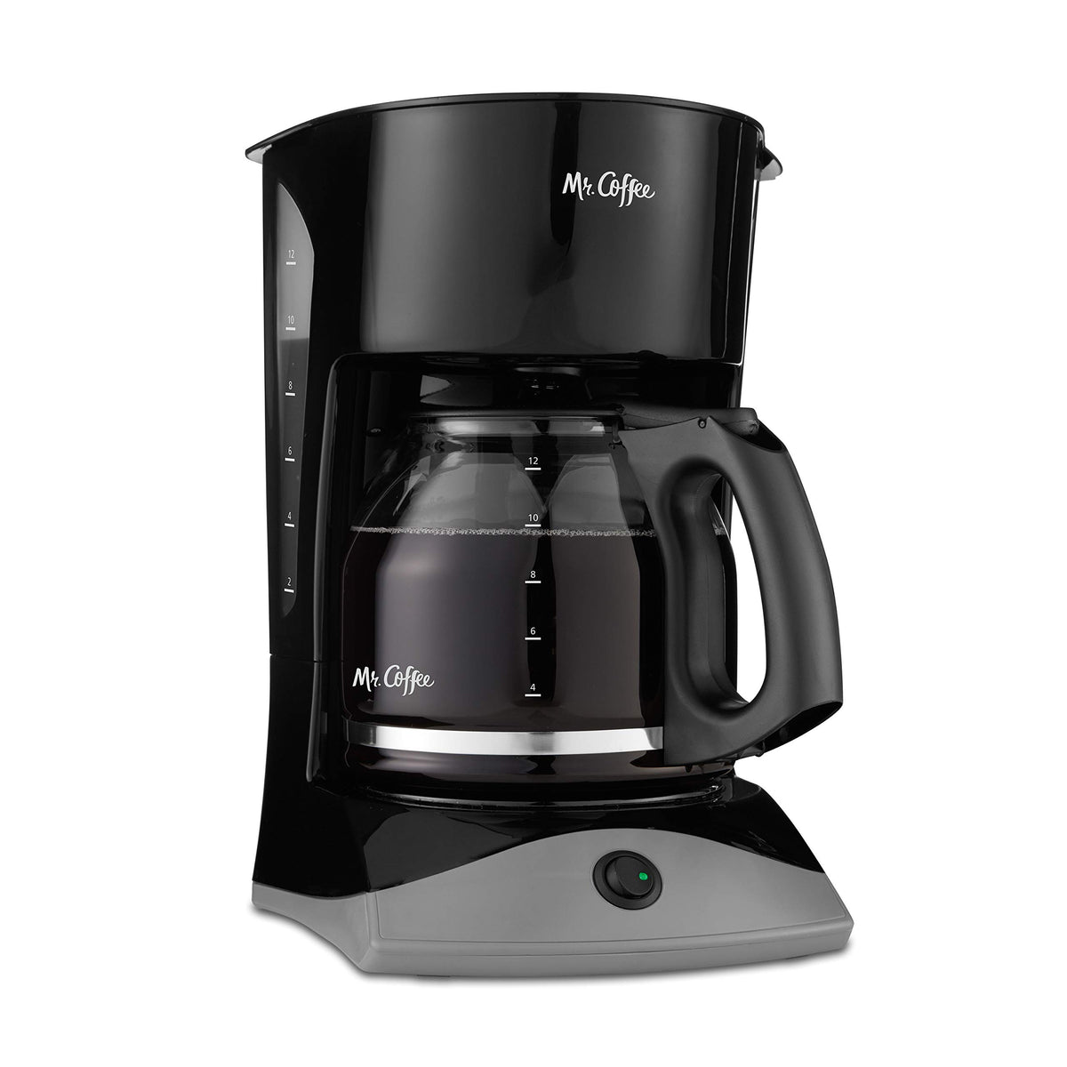 Black 12 Cup Coffee Maker with Glass Carafe G78174