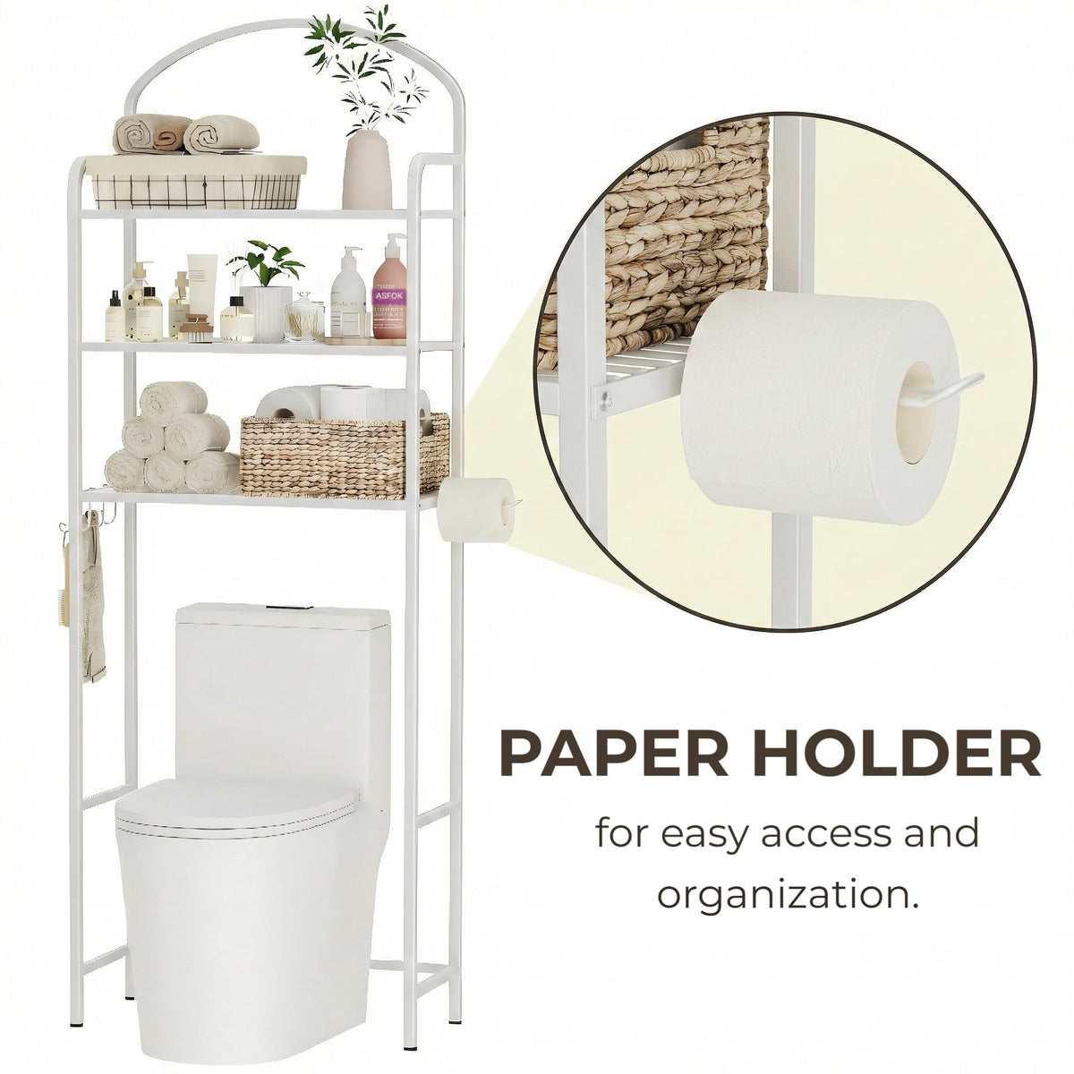 3 Tier Over The Toilet Storage Rack L485929