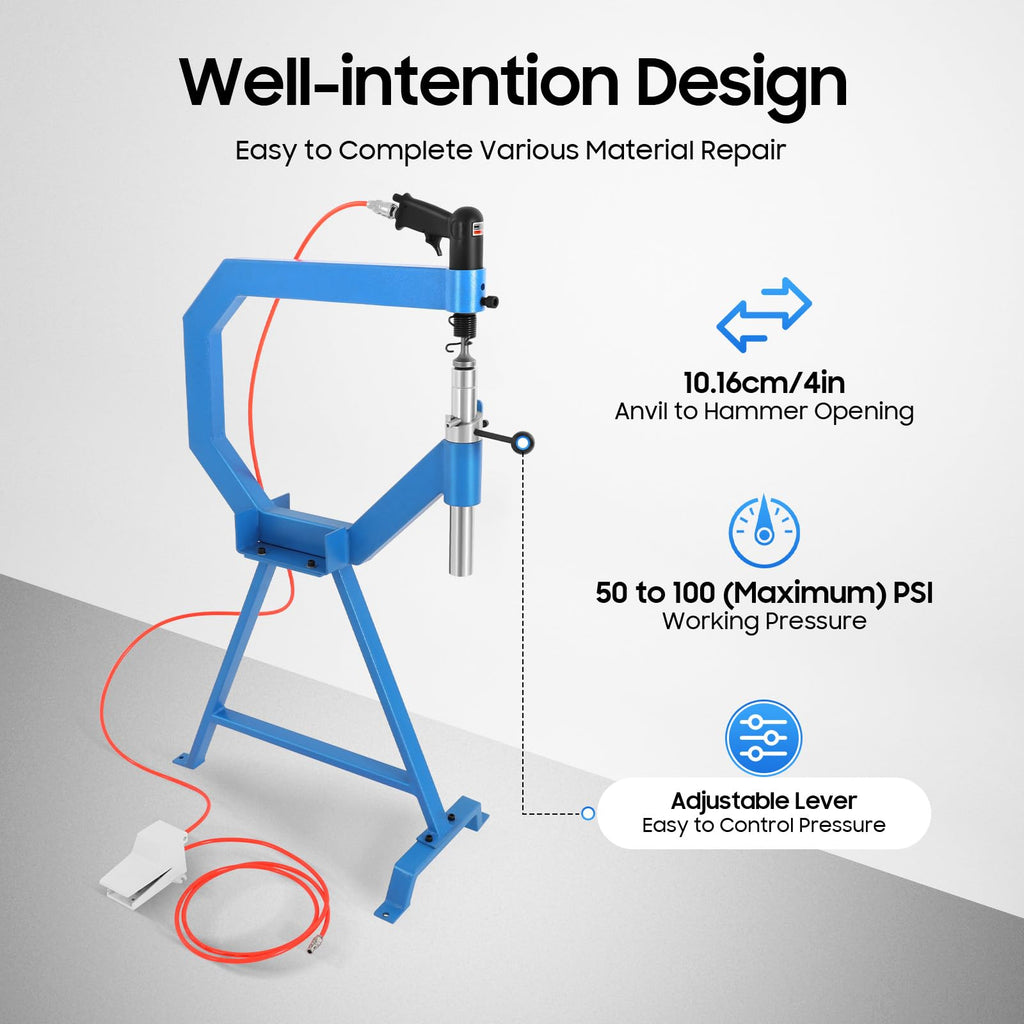 Pneumatic Planishing Hammer with 3 Anvils I828585