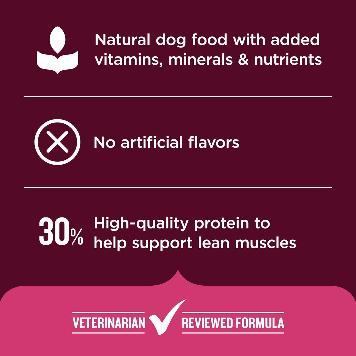High Protein Dry Dog Food 4 lb. Bag J351