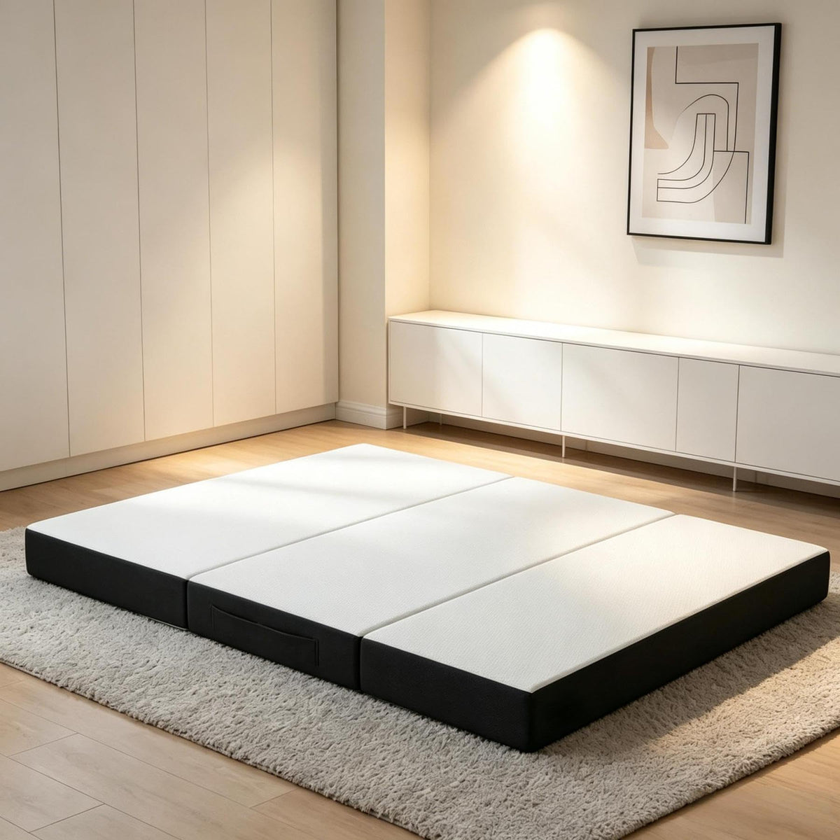 6 Inch Twin Trifold Memory Foam Mattress N3798