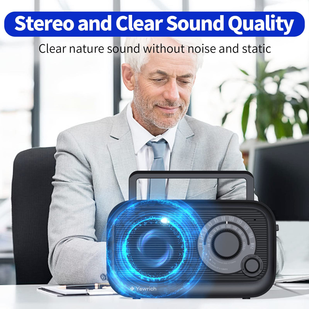 AM FM Radio with Bluetooth V5539