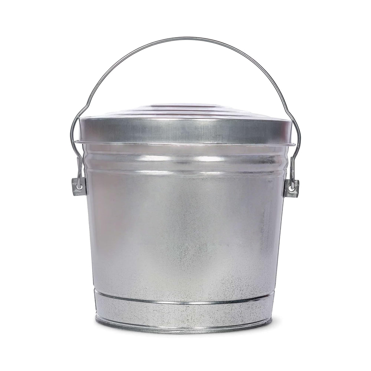 6 Gallon Galvanized Steel Storage Can with Locking Lid C643