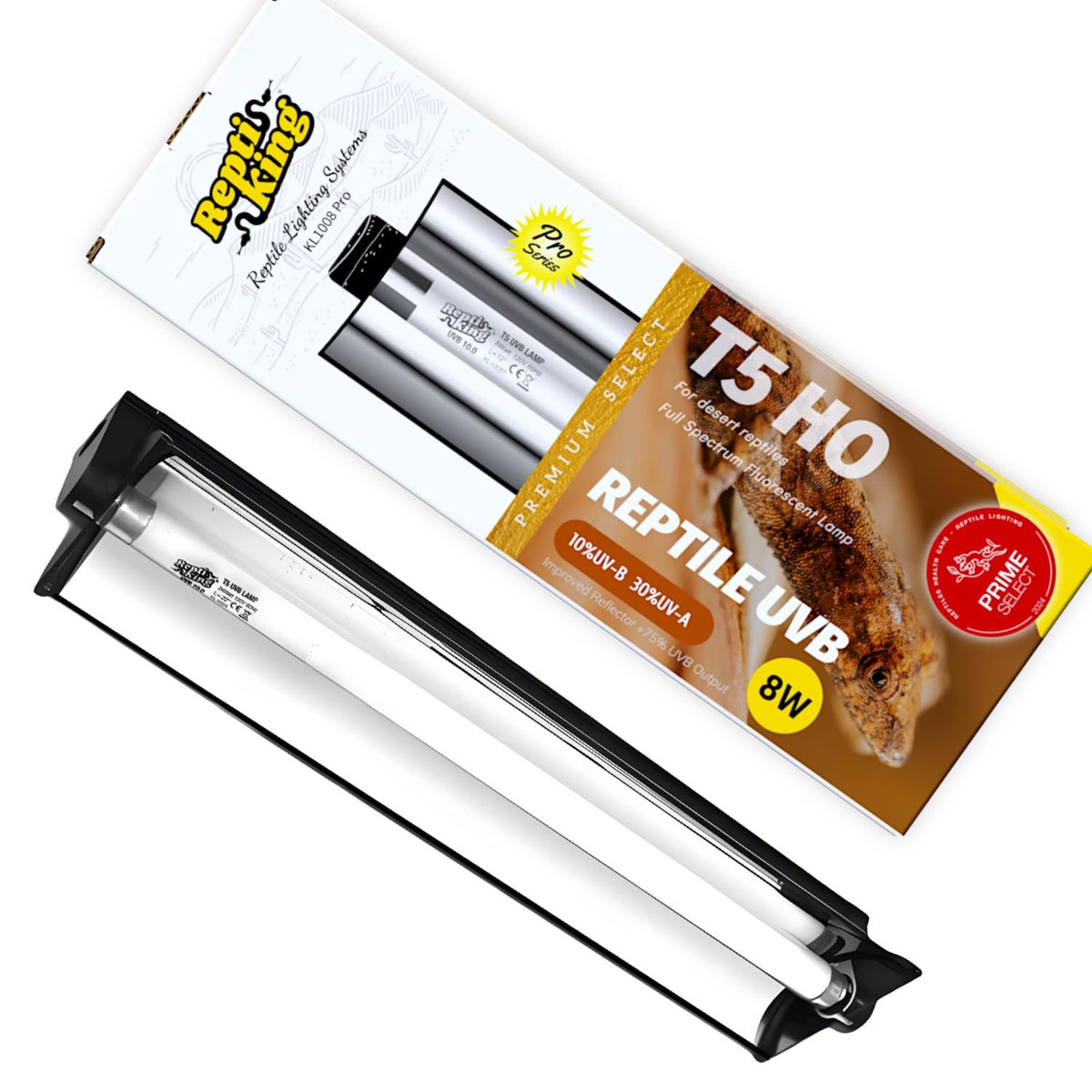 10.0 UVB 8W Fluorescent Lamp and Fixture Kit S49024