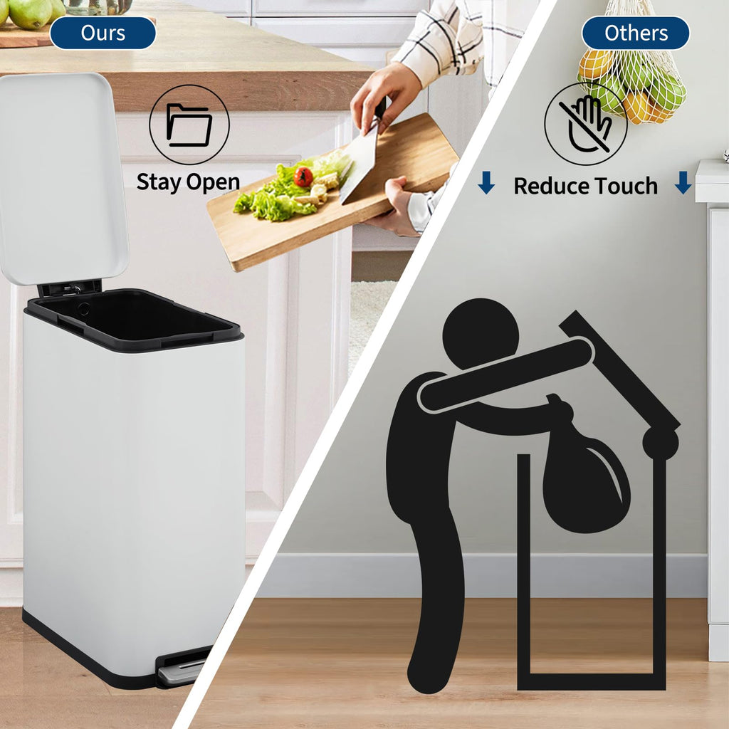 13.2 gal Step Kitchen Trash Can R2025