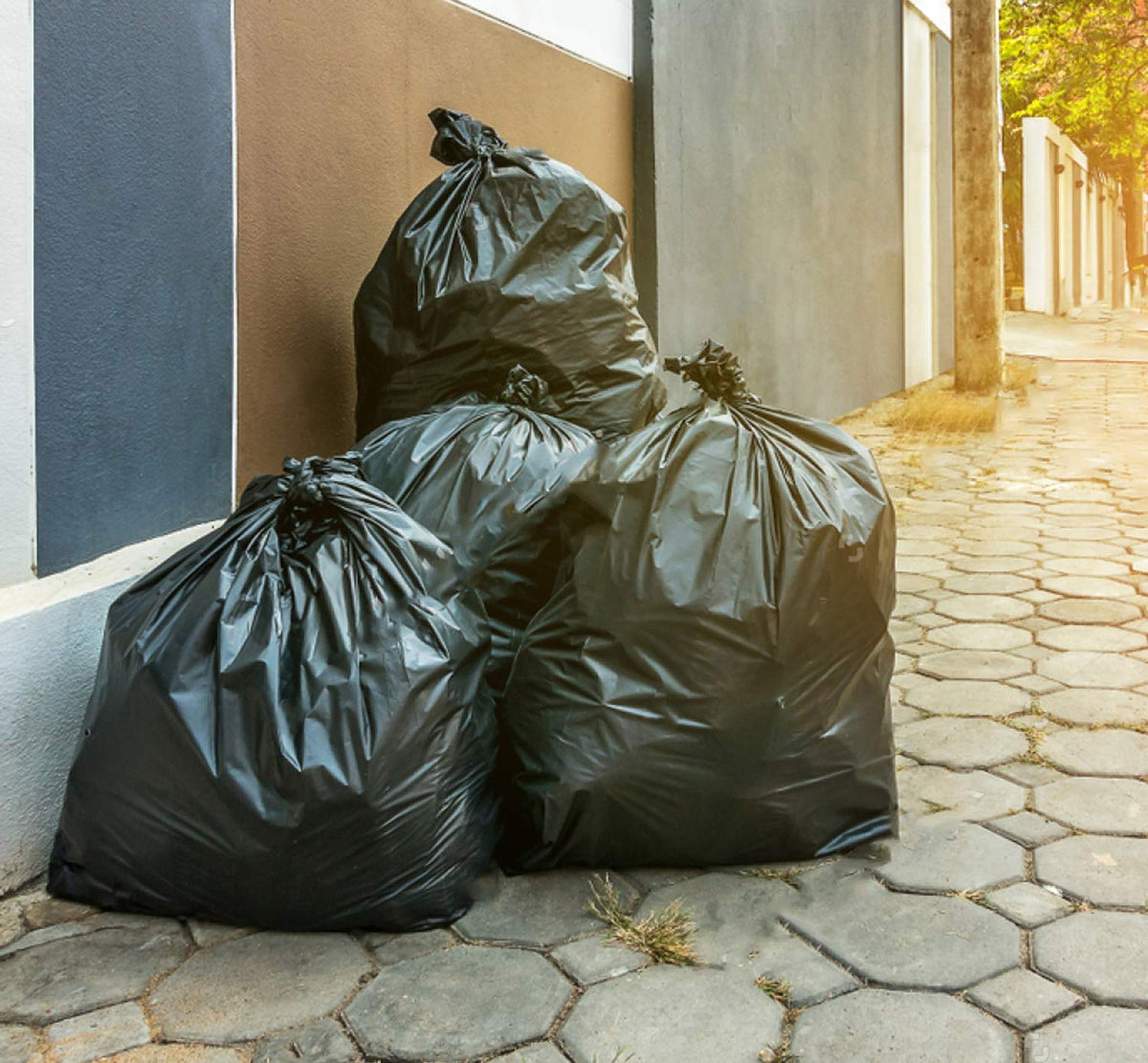 55 Gallon 3 Mil Black Contractor Garbage Bags W653