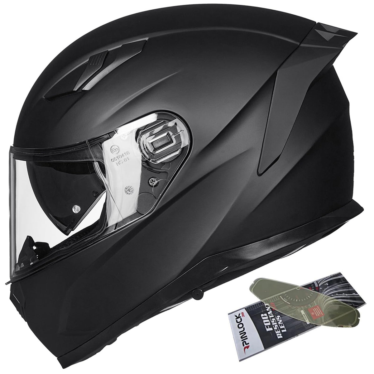 Full Face Motorcycle Helmet DOT Anti-Fog Pinlock W504623