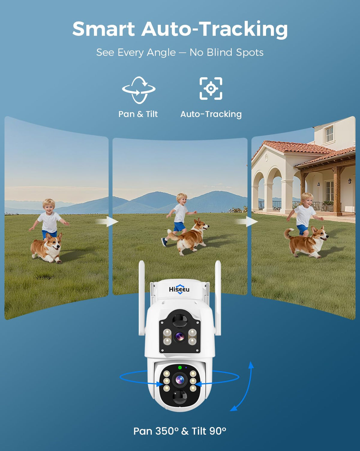 4MP Solar Wireless Outdoor Security Camera C8093