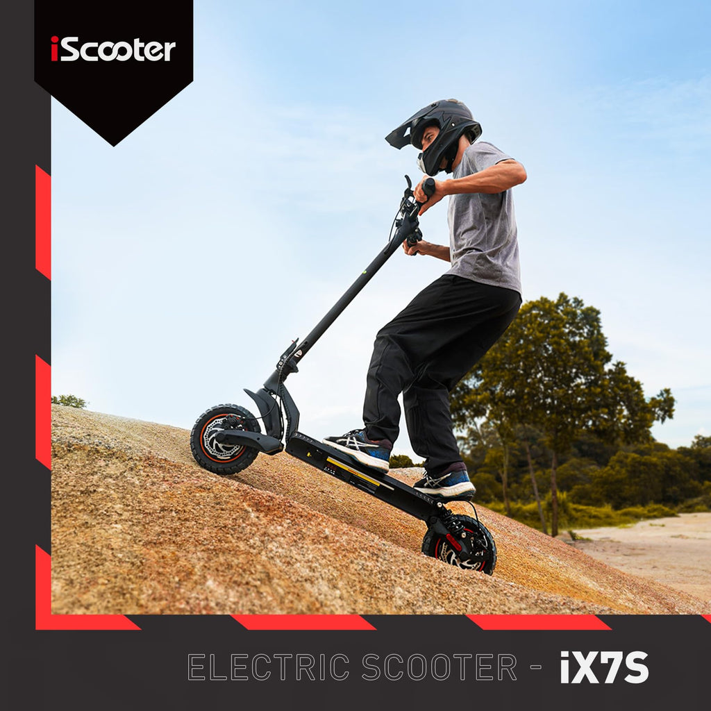 Electric Scooter with Off-Road Tires, Dual Suspension & Brakes O46643