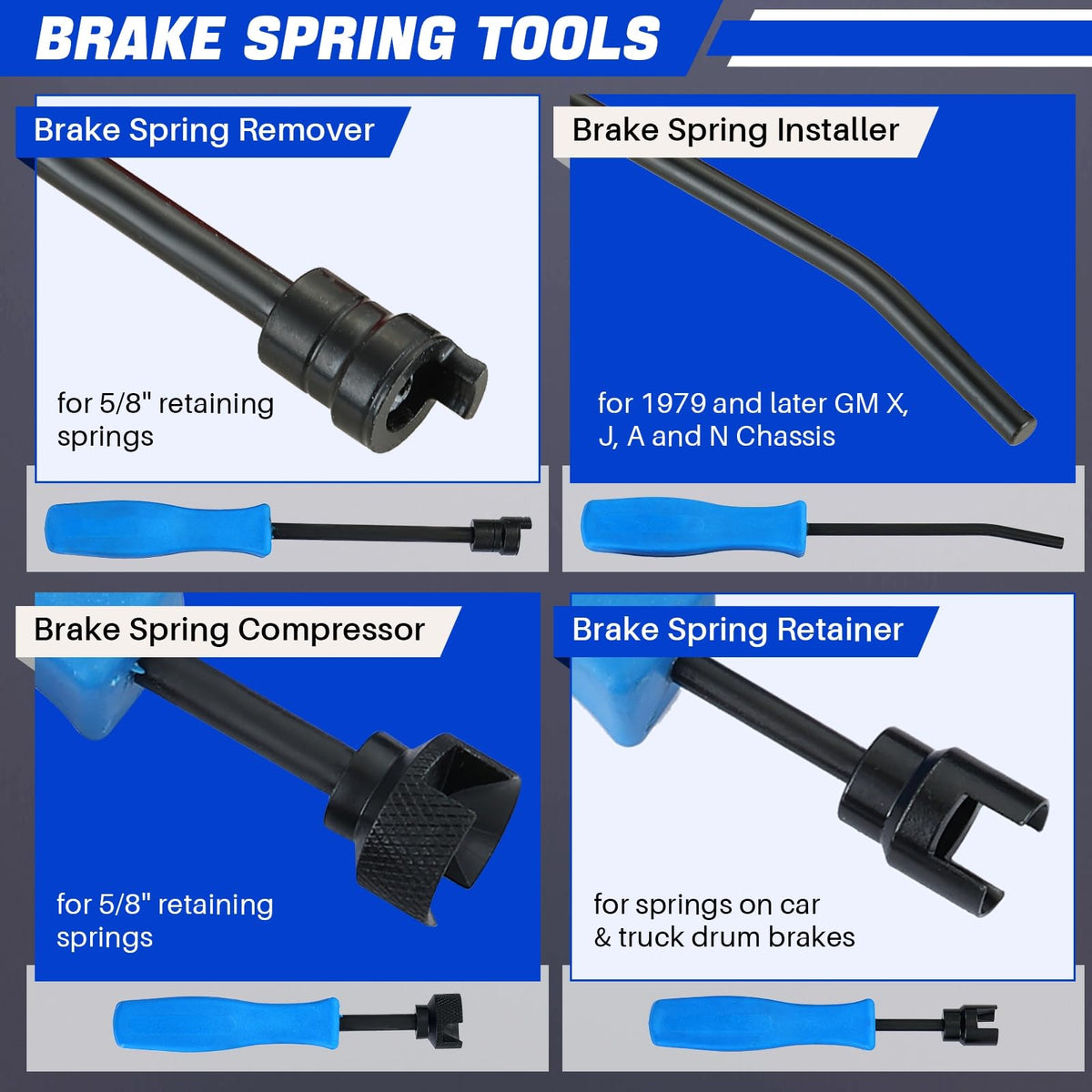 8 Pc Drum Brake Tool Kit P547251
