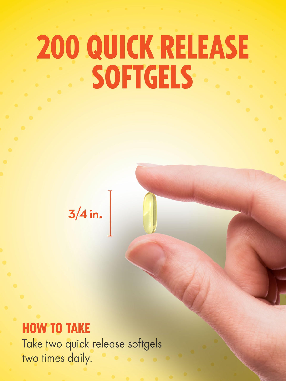 Fish Oil Softgels 1000mg Omega-3 200 Softgels U786