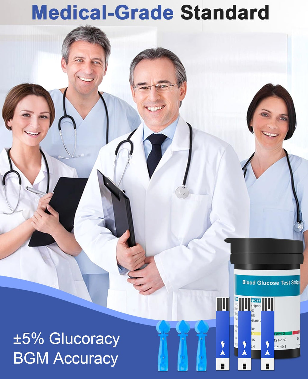 Blood Glucose Test Strips, 50 Count Y102348