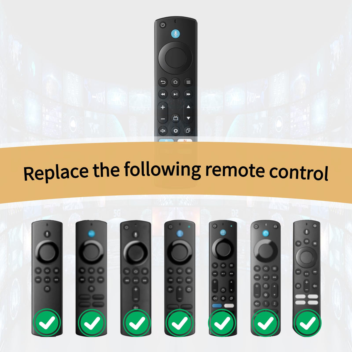 Replacement Voice Remote D893