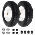 Flat Free Wheelbarrow Tire and Wheel 2 Pack Y365