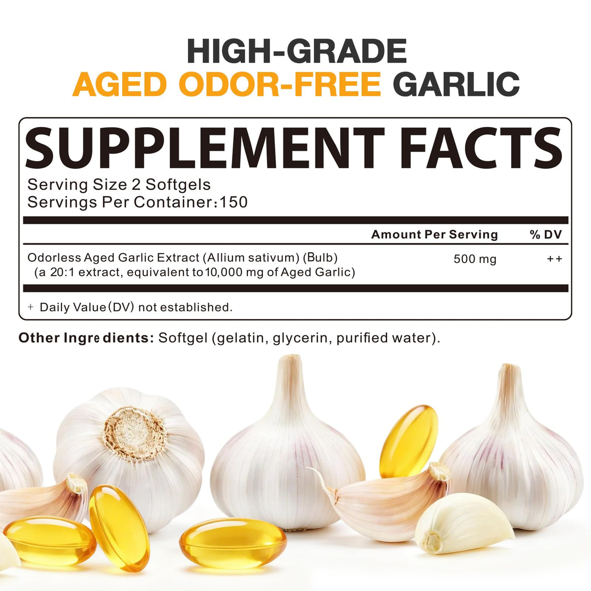 Aged Garlic Extract Softgels T32699