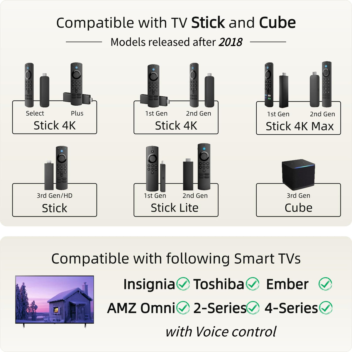 Replacement Voice Remote D893