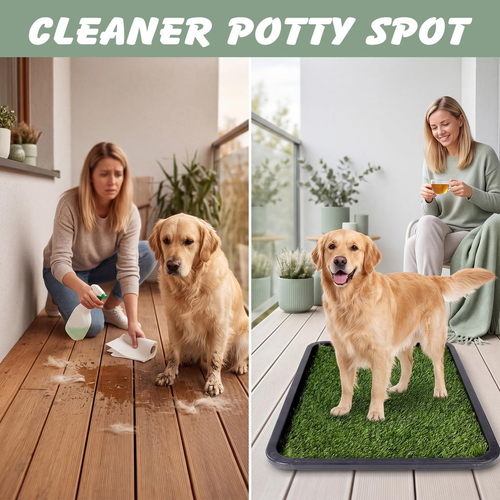 Dog Grass Pad with Tray 30 x 20 in A227