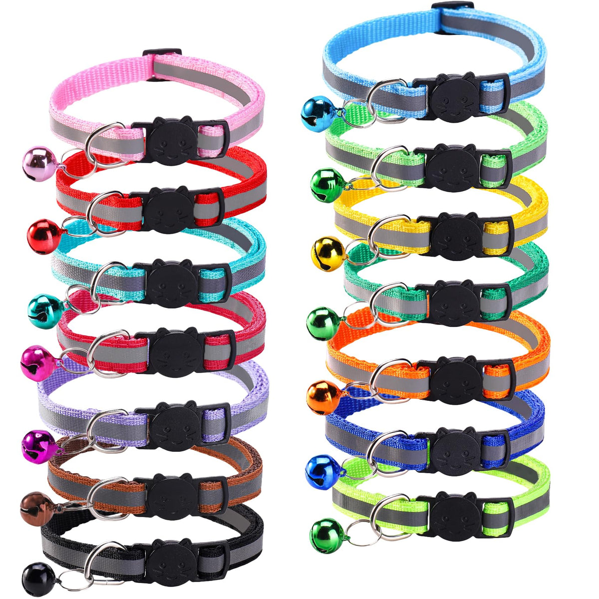 14 Pack Breakaway Cat Collar with Bell T921935