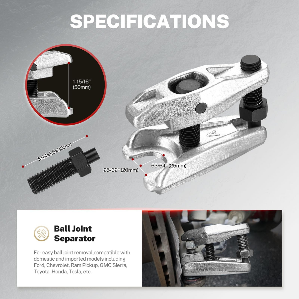 Ball Joint Removal Tool Set A671