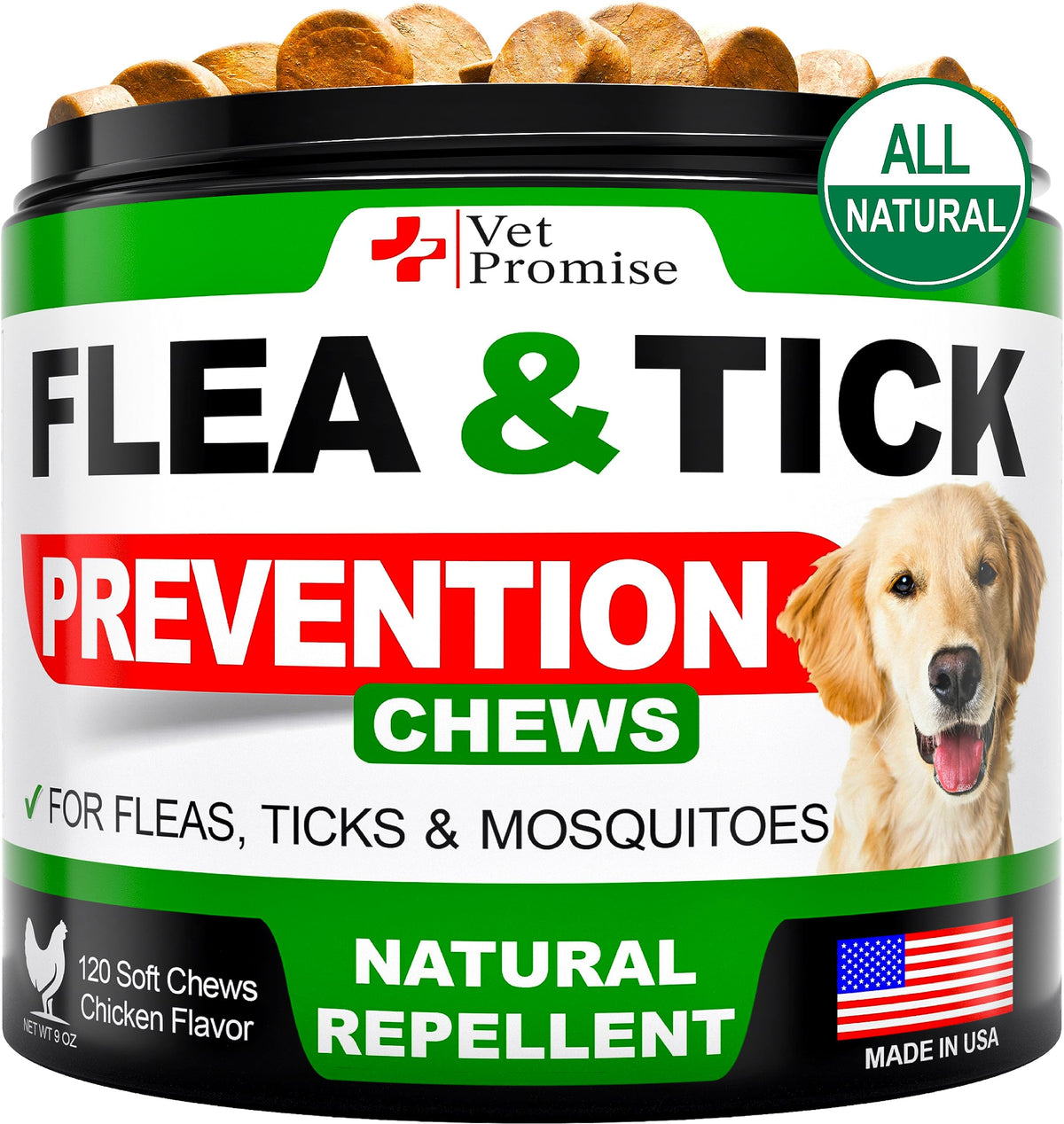 Flea and Tick Prevention for Dogs Chewables I5207