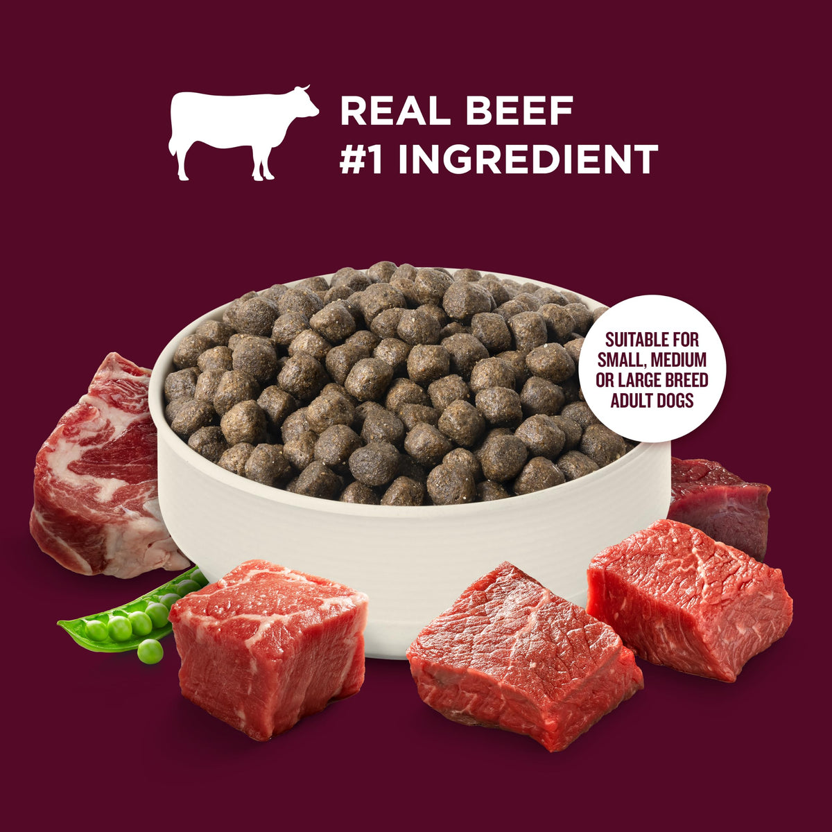 High Protein Dry Dog Food 4 lb. Bag J351