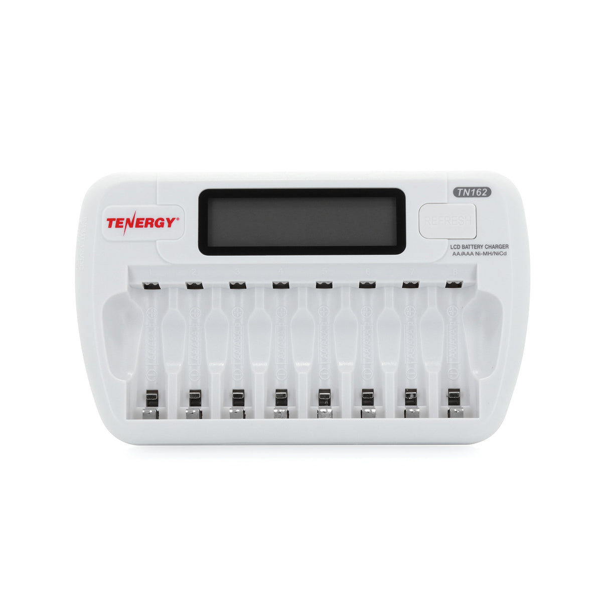 8-Bay Smart LCD Battery Charger for AA/AAA NiMH/NiCd Batteries C511