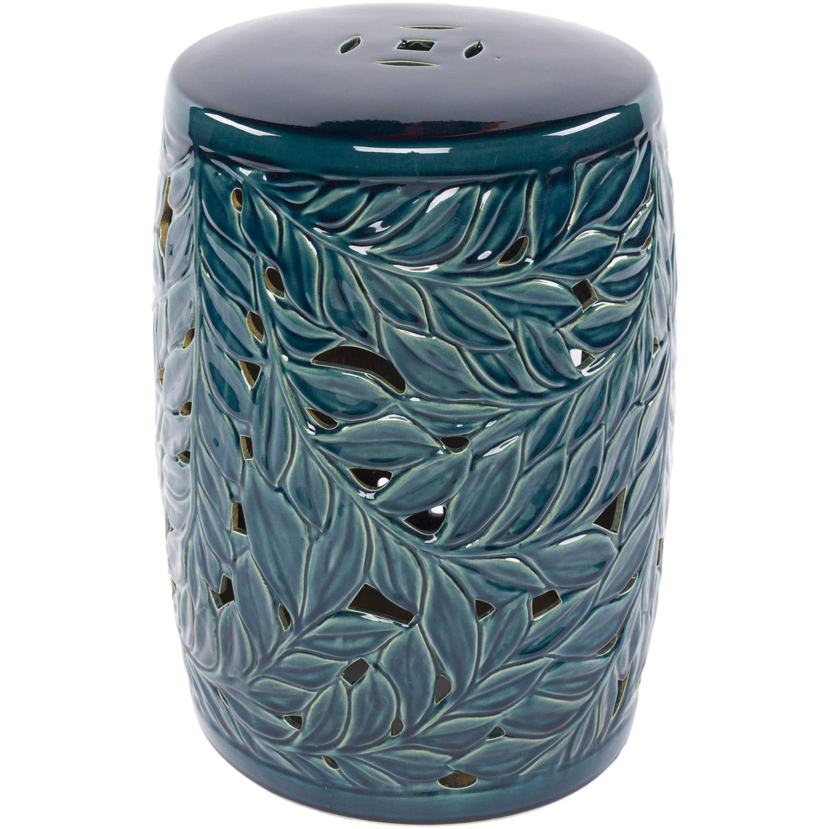 Teal Indoor/Outdoor Garden Stool A42773