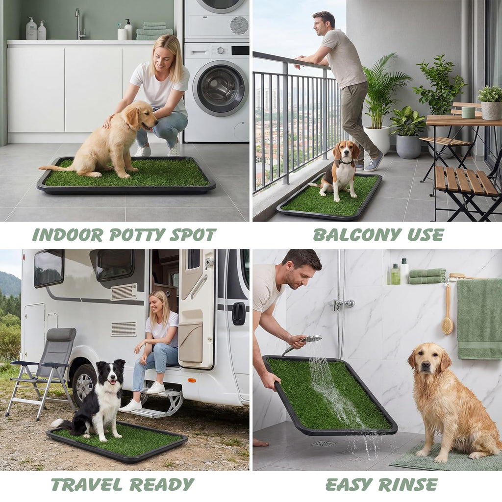 Dog Grass Pad with Tray 30 x 20 in A227