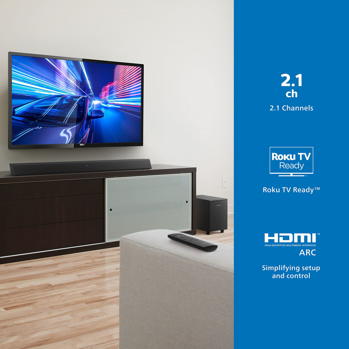2.1 Channel Soundbar with Wireless Subwoofer I6305